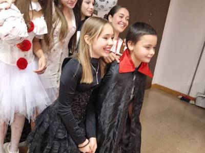 Halloweenfeier für ukrainische Flüchtlingsfamilien Umsetzung Bild 2